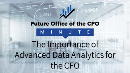 Future Office of the CFO - Importance of Advanced Data Analytics