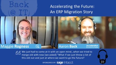 Maggie Rogness of Quicksilver chats with Aaron Back about their ERP migration