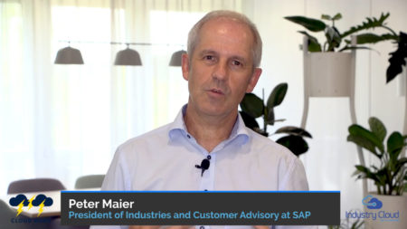 Peter Maier, SAP President of Industries, talks about the SAP Industry Cloud as a Competitive Advantage