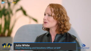 Julia White, Chief Marketing and Solutions Officer, discusses how SAP Industry Cloud Connects Roche Clinical Supply Chain
