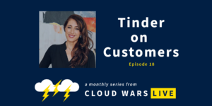 Cover image for Cloud Wars Live with Bonnie Tinder on job flux trends