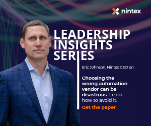 Photo of Nintext CEO with text, "Leadership Insight Series"