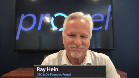 Screenshot from video interview with Propel PLM CEO Ray Hein