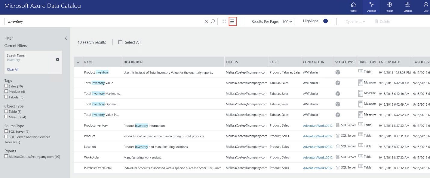 Overview of Azure Data Catalog in the Cortana Analytics Suite — SQL Chick
