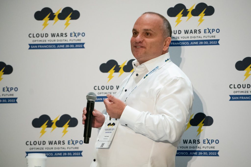 Acceleration Economy analyst Paul Swider speaks on the future of healthcare in a session at Cloud Wars Expo.