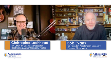Screengrab from podcast episode about the mentor myth with Christopher Lochhead